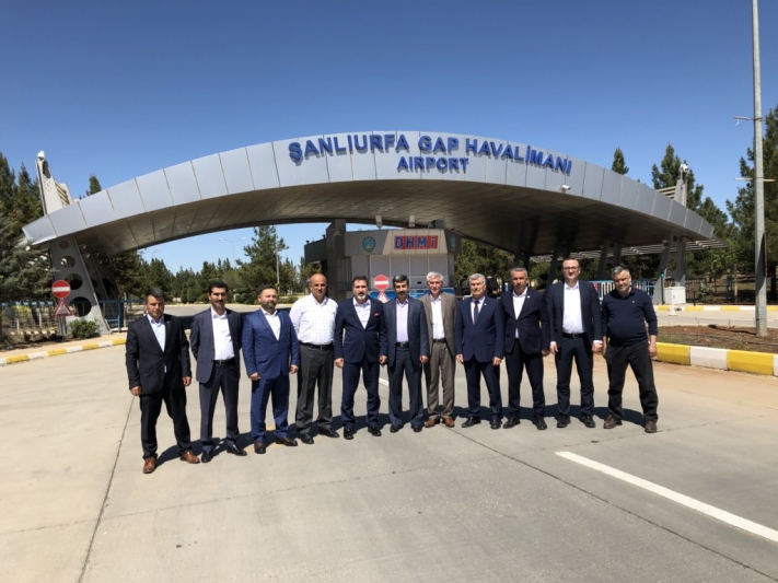 Cankesen Şanlıurfa Gap Havalimanını Ziyaret Etti