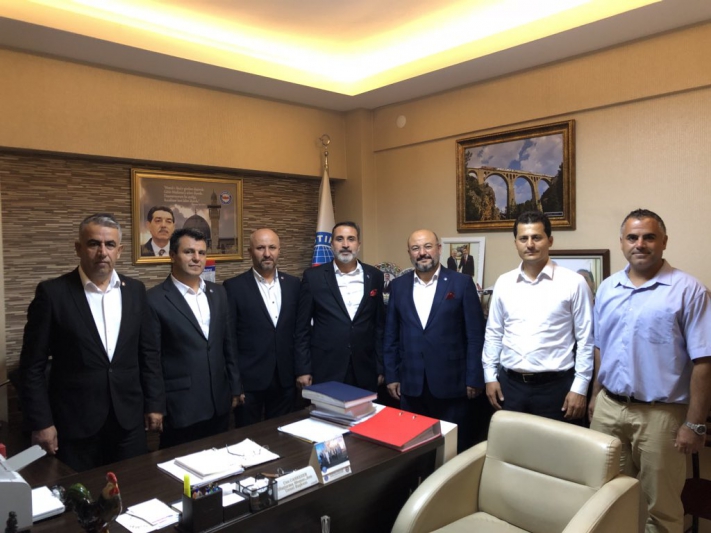Şube Başkanı Özdemir ve İl Temsilcimiz Aydın'dan Sendikamıza Ziyaret