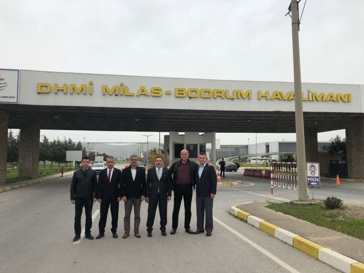 Cankesen, Milas-Bodrum Havalimanı Çalışanlarıyla Bir Araya Geldi