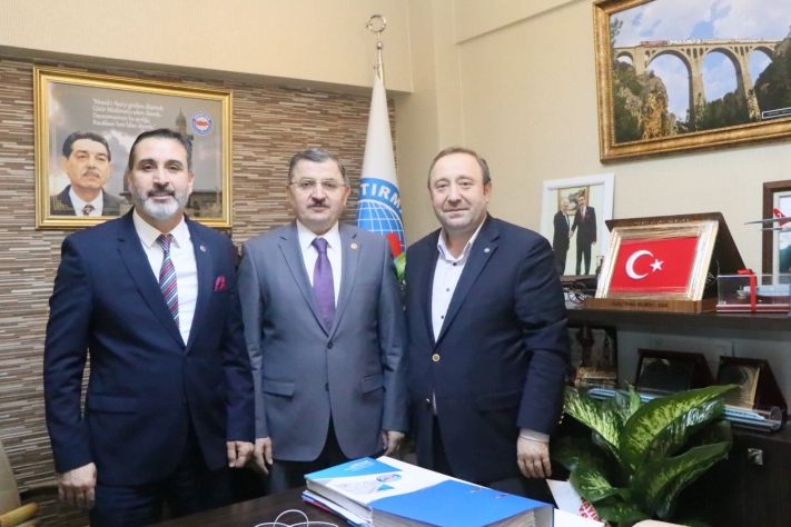 Gündoğdu ve Öztürk'den Genel Başkan Cankesene Hayırlı Olsun Ziyareti