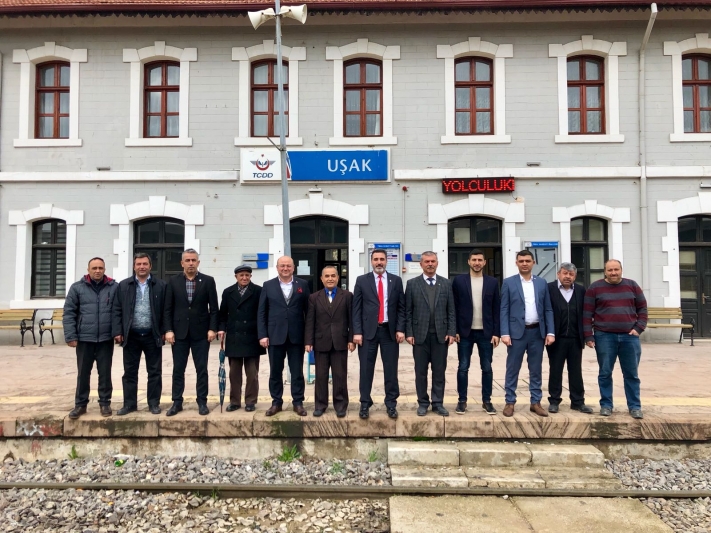 Cankesen Uşak'daki Ulaştırma Hizmet Koluna Bağlı İş Yerlerini Ziyaret Etti