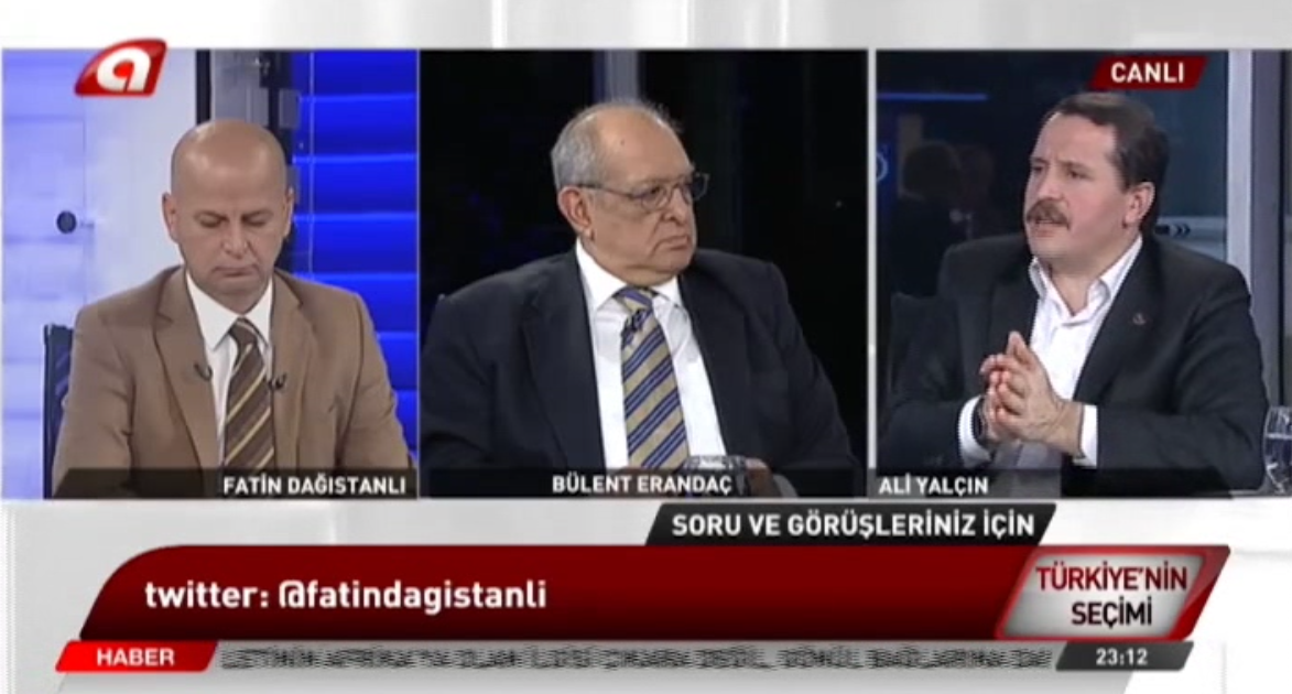 Ali Yalçın Kanal A'da Hizmet Kolumuzla İlgili Önemli Açıklamalarda Bulundu