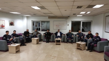 GENEL BAŞKAN CANKESEN ESENBOĞADA ARFF MEMURLARI İLE BİR ARAYA GELDİ