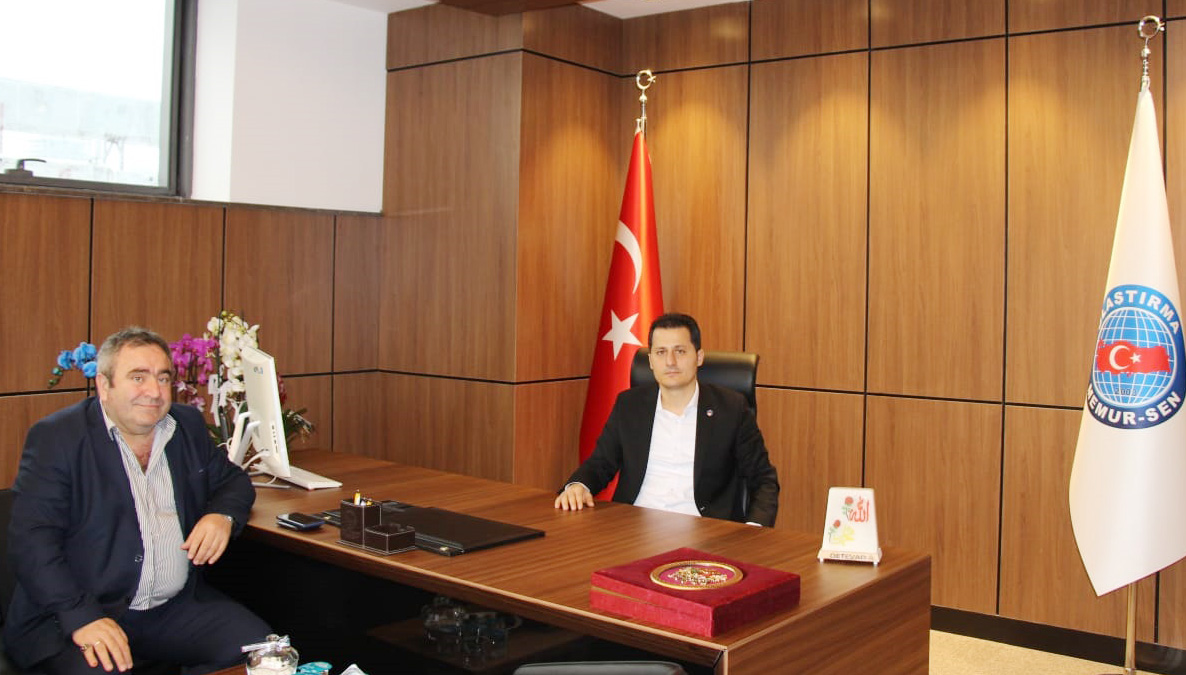 Demiryolu Teknik Vagoncular Derneği DETEVAD’dan tebrik ziyareti