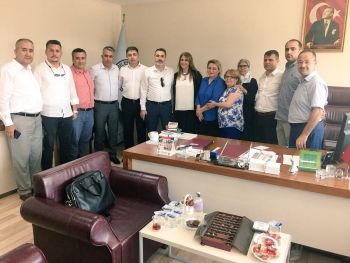 Ulaştırma Memur-Sen'den Süreyya Balabana Hayırlı Olsun Ziyareti
