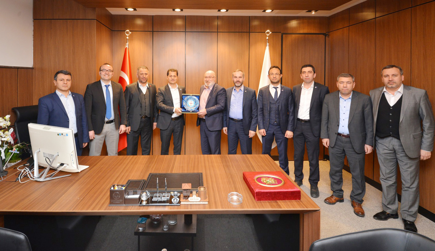 Enerji Bir-Sen Genel Başkanı Tonbul’dan Çalışkan’a Tebrik Ziyareti