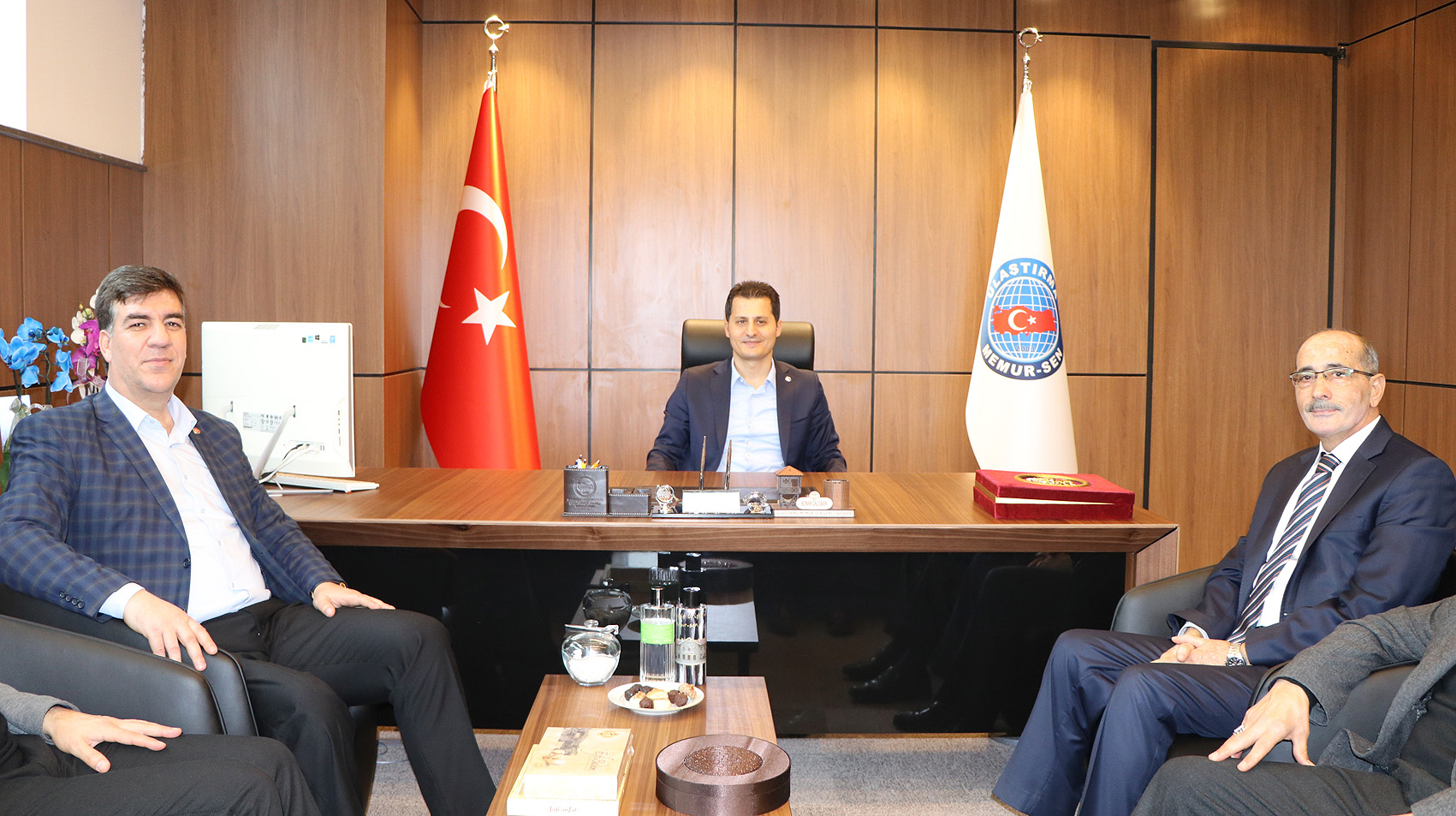 ENKAMUDER ve EYAF’tan Çalışkan’a Tebrik Ziyareti