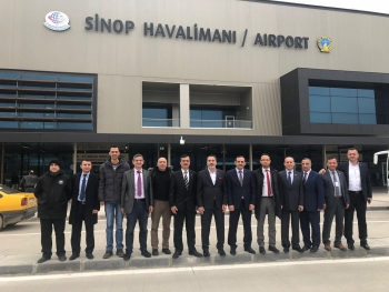 Cankesen ve Olgun'dan Sinop Havalimanına Ziyaret