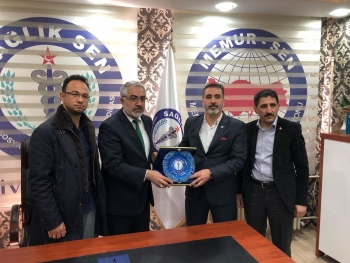 Genel Başkan Cankesen Memur-Sen Sivas teşkilatını Ziyaret Etti.