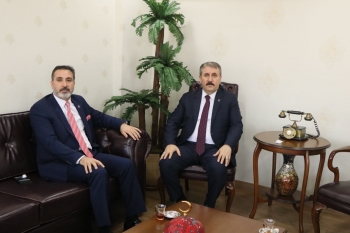 Cankesen'den Destici'ye Geçmiş Olsun Ziyareti