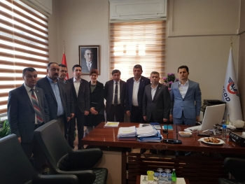 Genel Başkan Yardımcılarından TCDD Taşımacılık A.Ş. 2,Bölge Müdürlüğü ve Esenboğa Havalimanına  Ziyaret