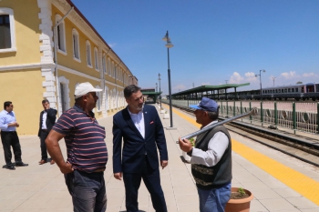 Genel Başkan Afyon'daki Tcdd İş yerlerini Ziyaret Etti