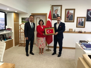 Ulaştırma Memur-Sen'den DHMİ Genel Müdürü Funda Ocak'a Ziyaret