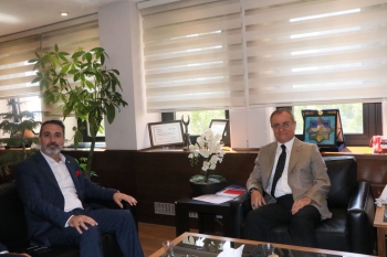 Cankesen'den Altyapı Yatırımları Genel Müdürüne Ziyaret