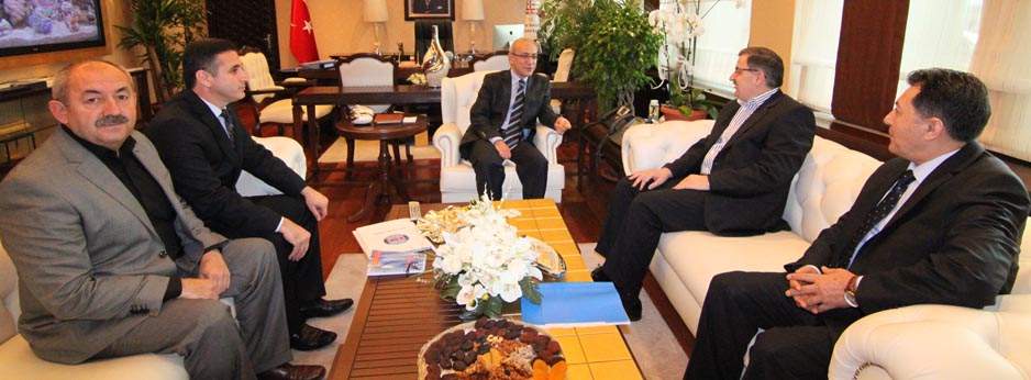 Ulaştırma, Denizcilik ve Haberleşme Bakanı Lütfi Elvan'a Hayırlı Olsun Ziyareti.