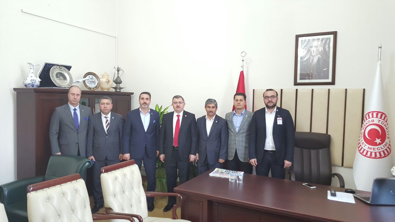 ULAŞTIRMA MEMUR-SEN'DEN MİLLETVEKİLLERİNE HAYIRLI OLSUN ZİYARETİ