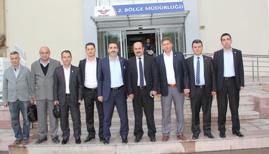 CANKESEN TCDD 2 BÖLGE MÜDÜRLÜĞÜNÜ ZİYARET ETTİ