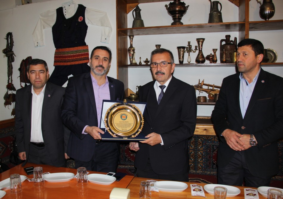CANKESEN ANKARA 2 NOLU ŞUBE BAŞKANI İDRİS ERGÜNÜN VEDA YEMEĞİNE KATILDI