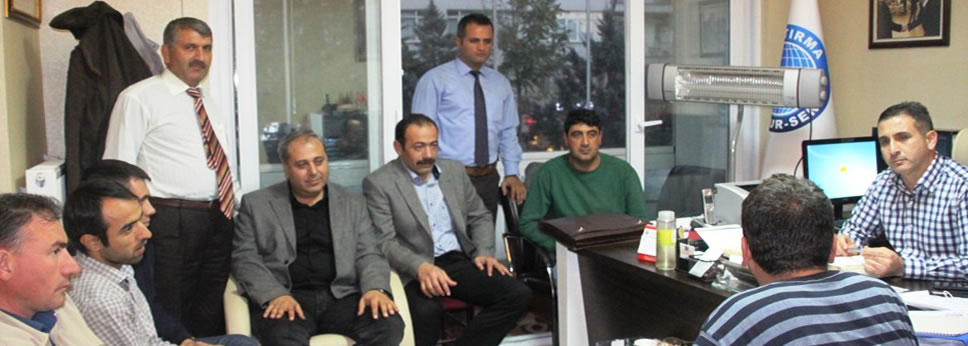 Yol Kenarı Denetleme İstasyonları çalışanları sendikamızı ziyaret ettiler.