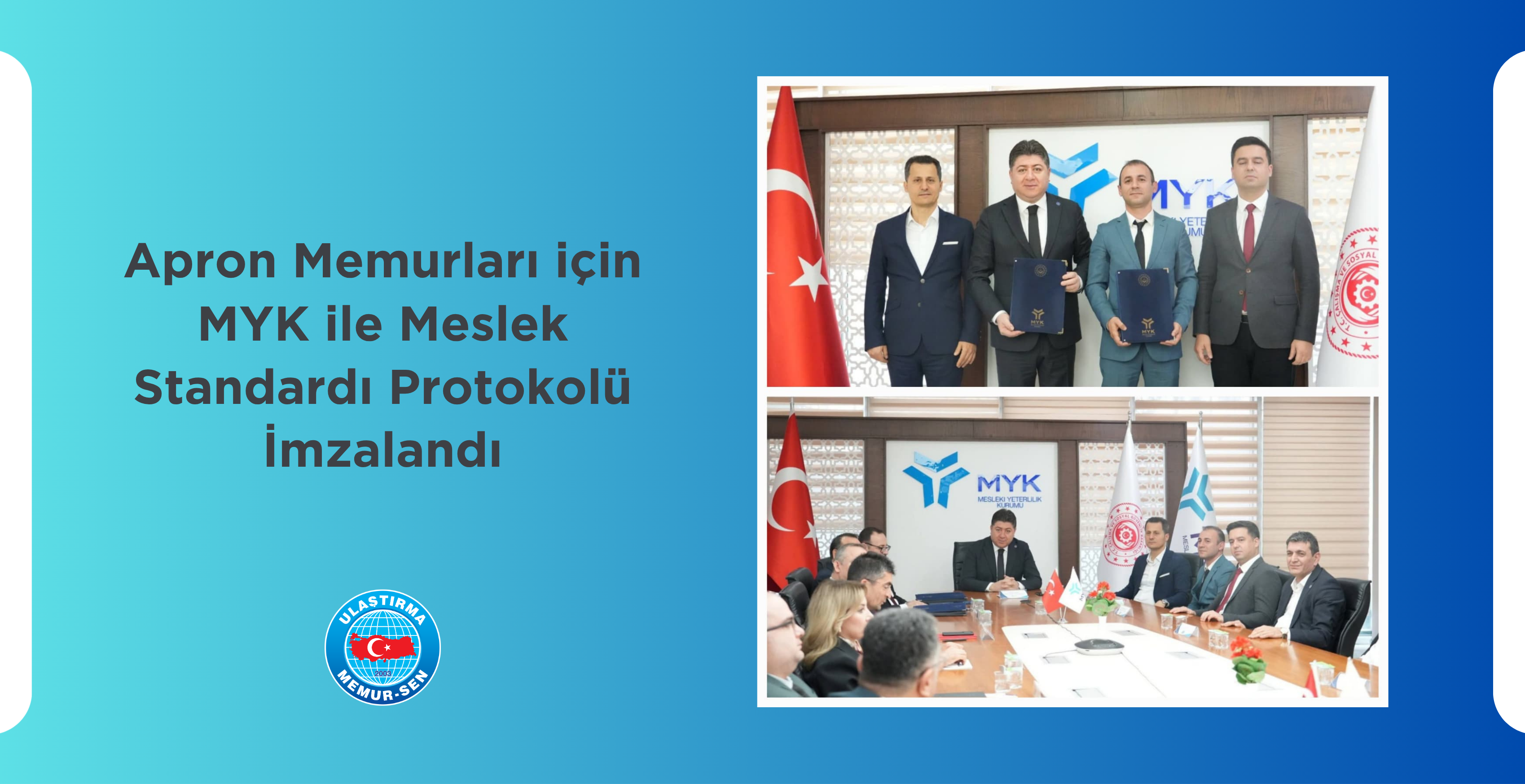 Apron Memurları İçin MYK ile Meslek Standardı Protokolü İmzalandı