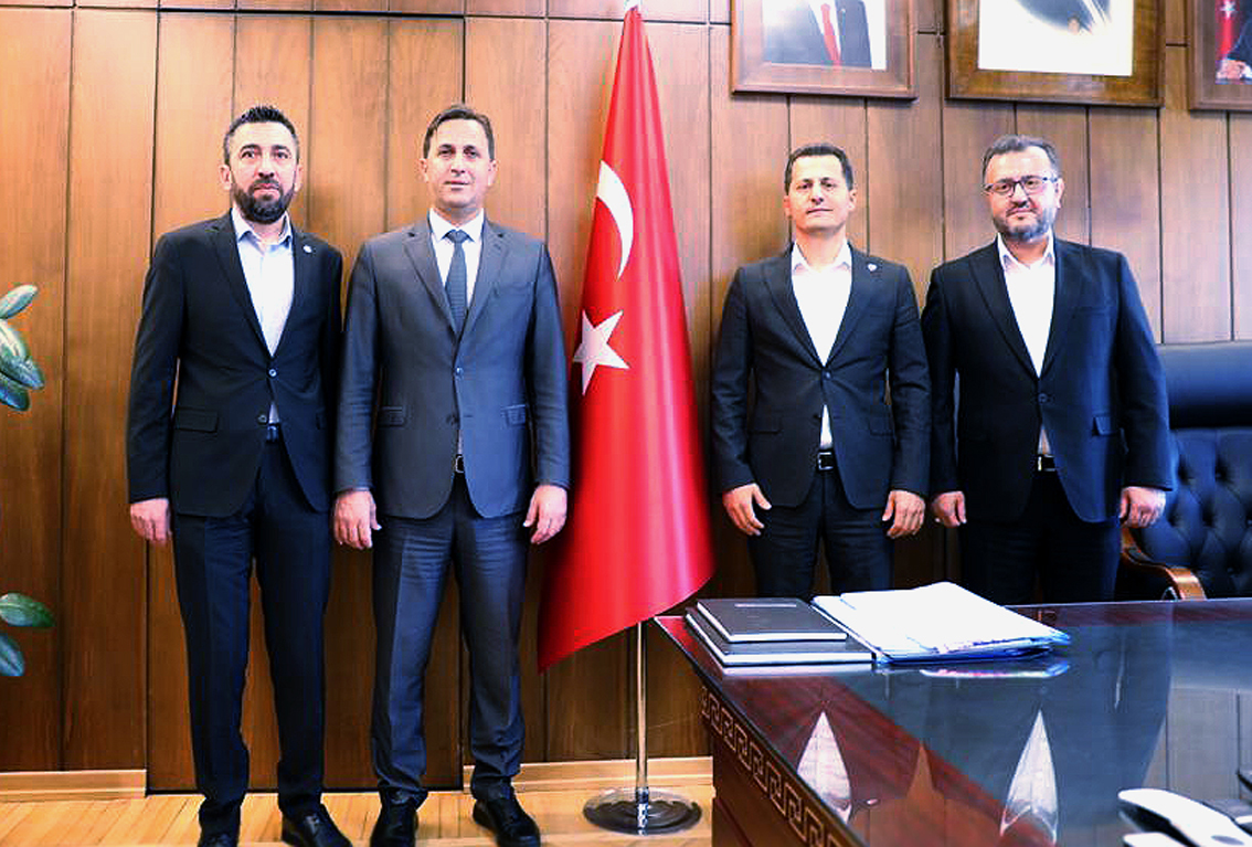 Genel Başkan Çalışkan TCDD Taşımacılık A.Ş. Genel Müdürü Ufuk Yalçın’ı ziyaret etti
